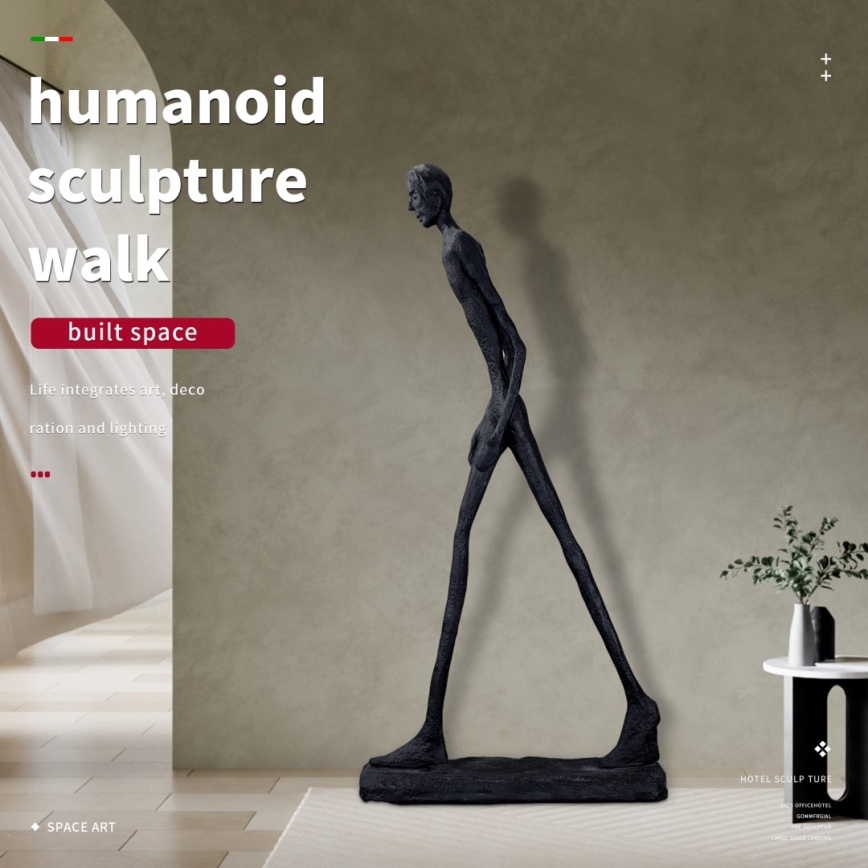 Dekorative Skulptur SILUETTE 210 cm (menschliche Figur)
