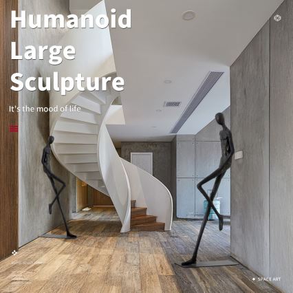 Dekorative Skulptur SILUETTE 178 cm Human Relax