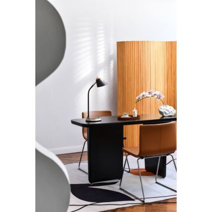 Dimmbare LED-Tischleuchte mit kabelloser Aufladung FINCH LED/9W/12/230V grau/glänzendes Chrom