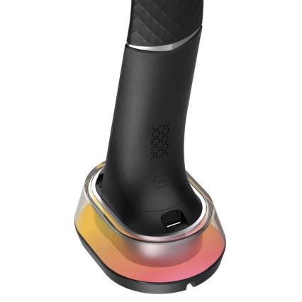 LED RGB dimmbare Tischlampe mit kabelloser Ladefunktion CORELLA LED/7W/12/230V schwarz
