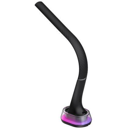 LED RGB dimmbare Tischlampe mit kabelloser Ladefunktion CORELLA LED/7W/12/230V schwarz