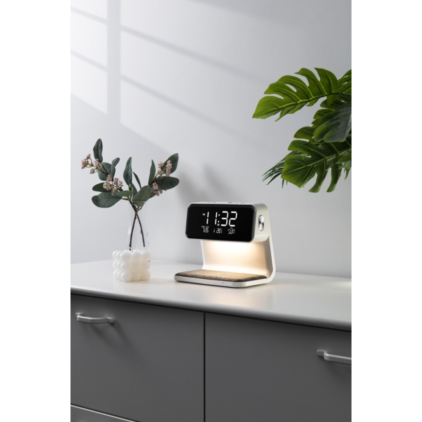 LED-Wecker mit kabelloser Aufladung LED/16,5W/12V