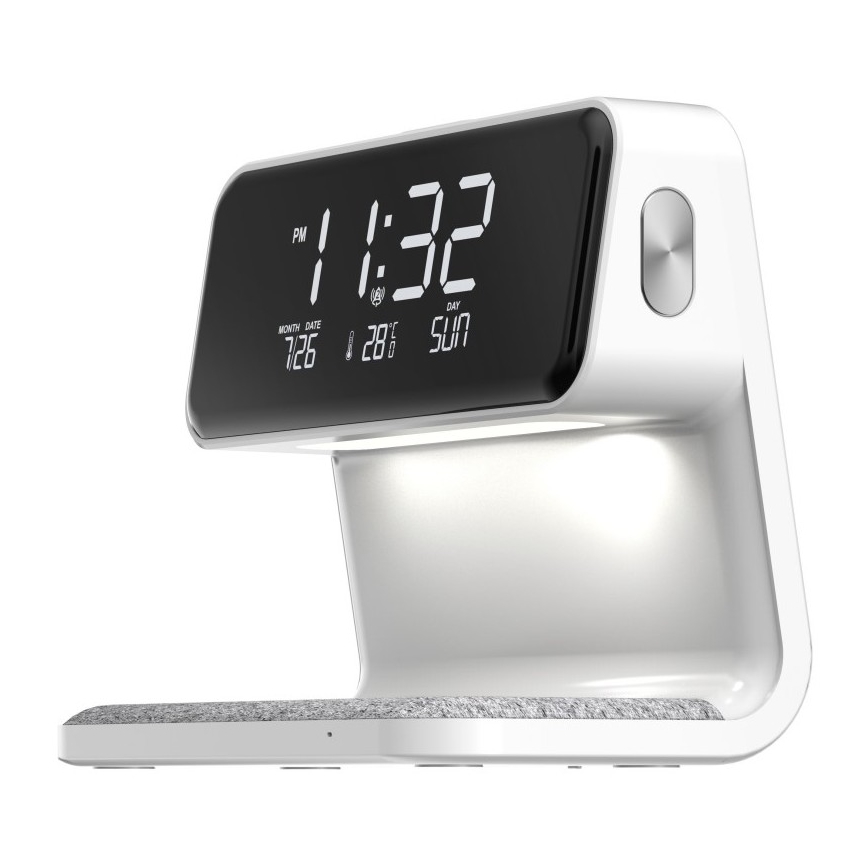LED-Wecker mit kabelloser Aufladung LED/16,5W/12V