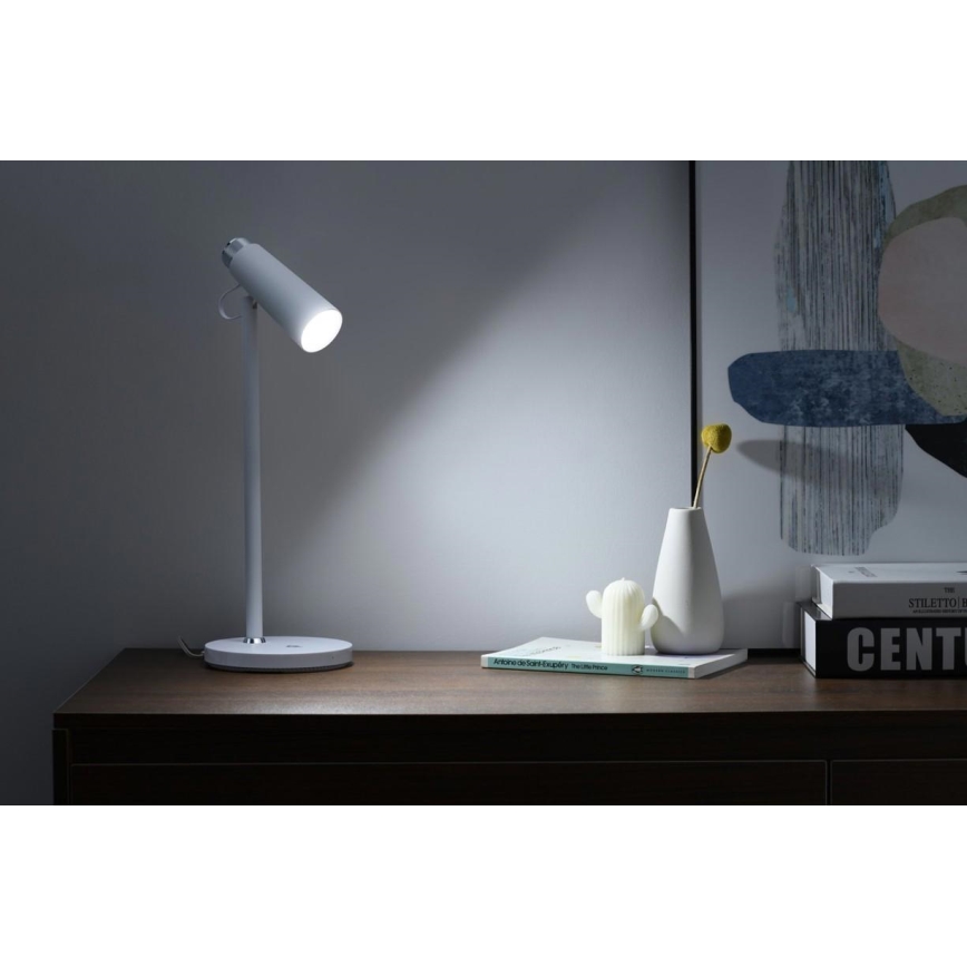 Dimmbare LED-Tischleuchte mit kabelloser Qi-Aufladung TIT LED/12W/230V weiß