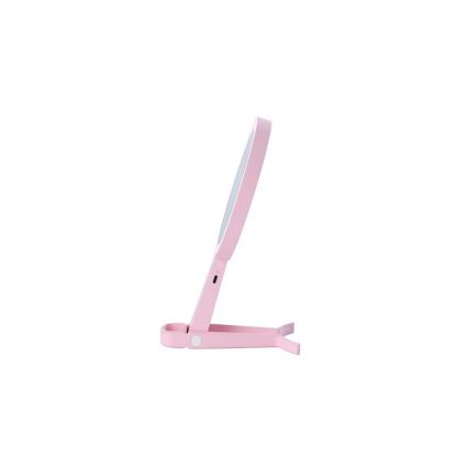 Immax 09102L - LED+CCT dimmbarer Kosmetikspiegel SWEET LED/3W/5V rosa