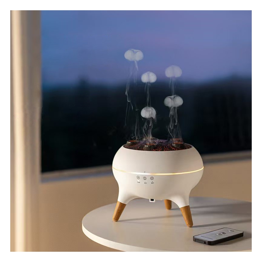 Immax 09104L - Aroma-Diffusor und Luftbefeuchter JELLYFISH LED/11W/5V