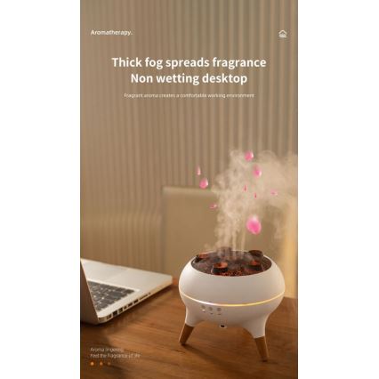 Immax 09104L - Aroma-Diffusor und Luftbefeuchter JELLYFISH LED/11W/5V