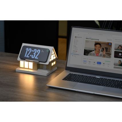 LED-Tischlampe mit kabelloser Ladefunktion DREAM HOME LED/2W/230V