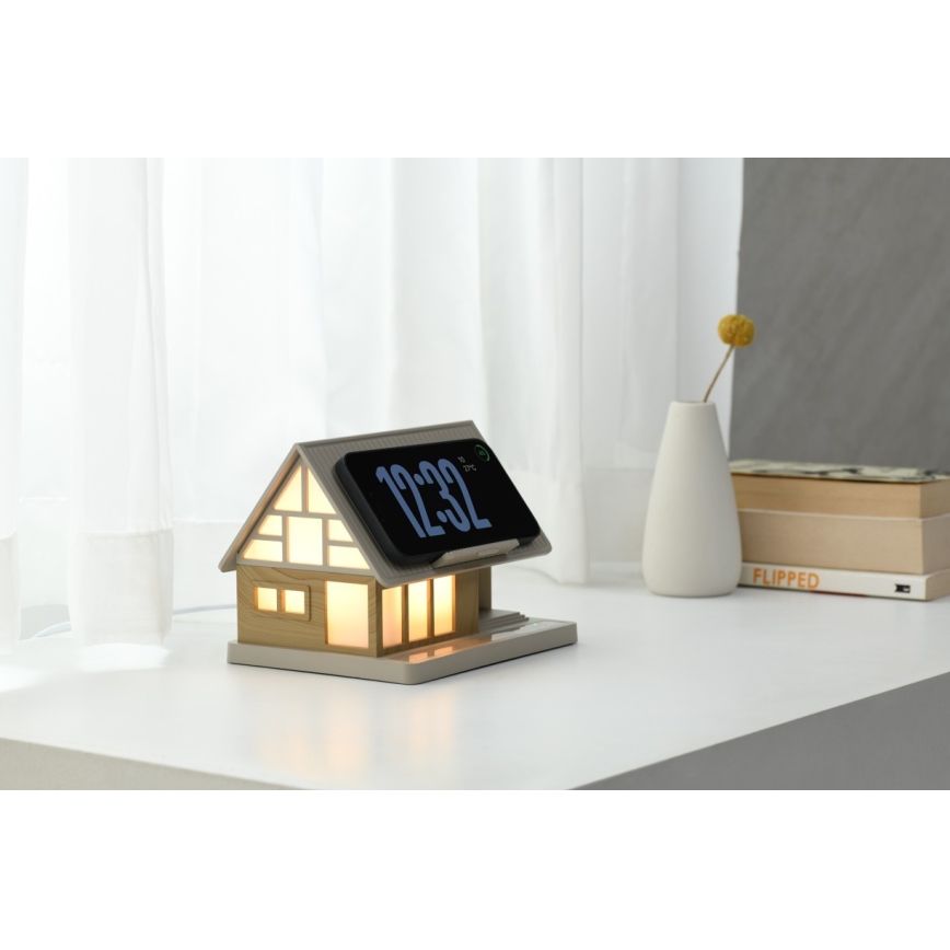 LED-Tischlampe mit kabelloser Ladefunktion DREAM HOME LED/2W/230V