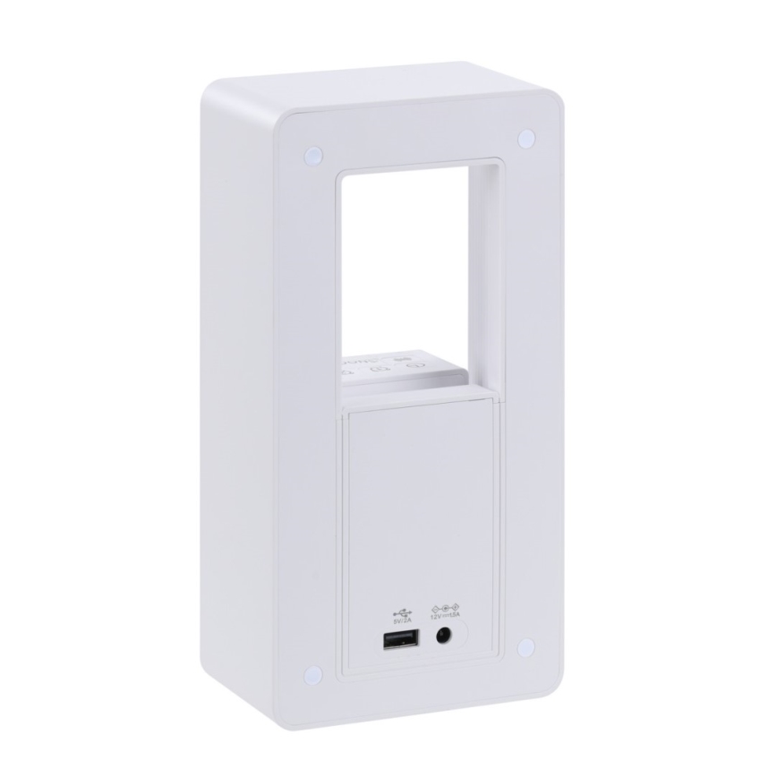 LED-Tischlampe mit Wecker und Ladefunktion CALM LED/3,5W/5V