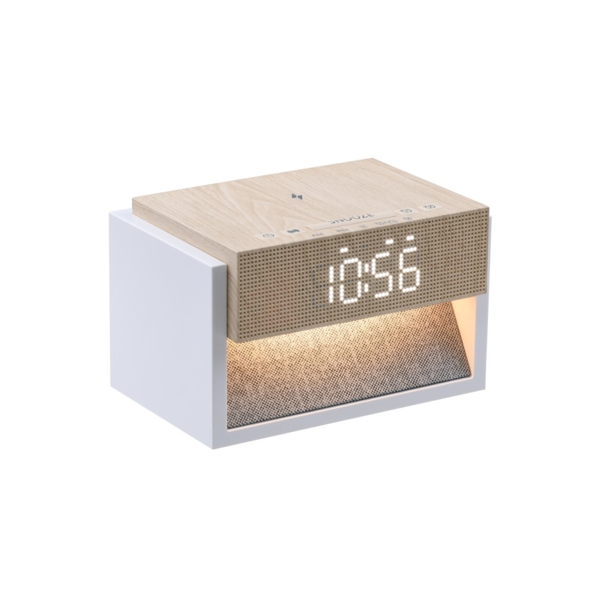 LED Tischlampe mit Wecker und Ladefunktion CALM LED/1,2W/5V