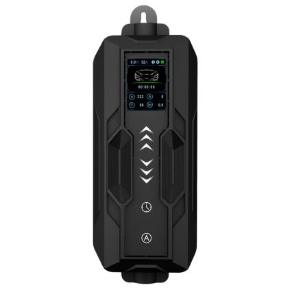 Immax - Tragbare Ladestation für Elektrofahrzeuge AC Typ 2 16A/380V 11kW + Stecker 230V, 3,7kW 5m + Tasche