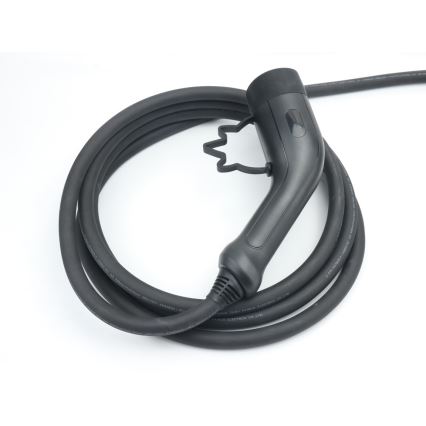 Immax - Ladestation für Elektrofahrzeuge AC Typ 2 16 A / 380 V + Stecker 230 V, 3,7 kW, 5 m Tuya