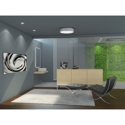 Immax NEO AGUJERO - LED Fernbedienbare Deckenleuchte LED/39W/230V
