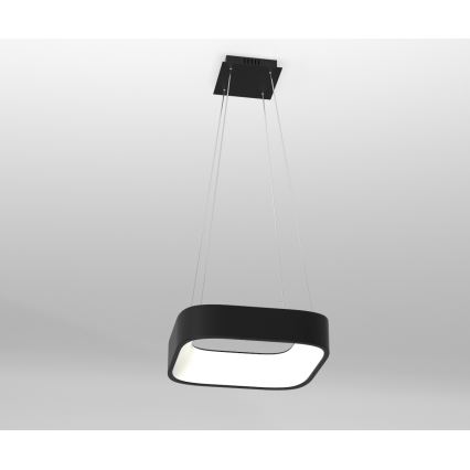 Immax NEO 07033L - LED dimmbare Hängeleuchte an Seil TOPAJA LED/36W/230V 45x45 cm Tuya + Fernbedienung
