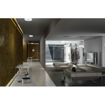 Immax NEO 07061L-LED RGBW dimmbare Deckenleuchte FUENTE 3xLED/8,5W/100-240V Tuya + Fernbedienung