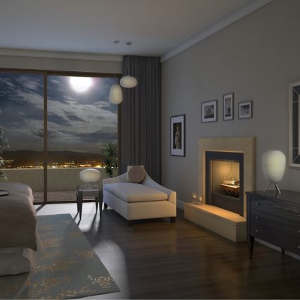 Immax NEO - LED dimmbare Hängeleuchte RGB COCONO 1xE27/8,5W/100-240V