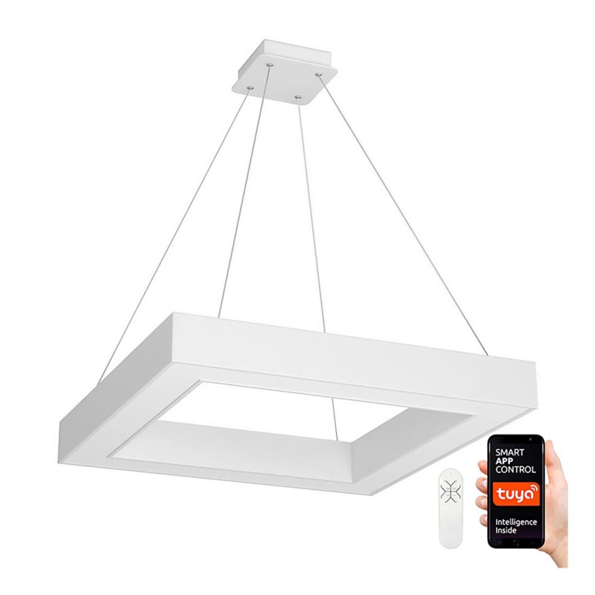 Immax NEO 07071L - LED dimmbare Hängeleuchte an Seil CANTO LED/60W/230V 80x80 cm Tuya + Fernbedienung