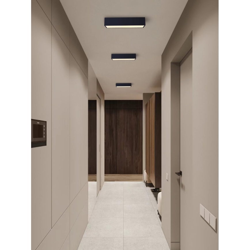 Immax NEO 07074-60 - Dimmbare LED-Deckenleuchte CANTO LED/34W/230V schwarz Tuya + Fernbedienung