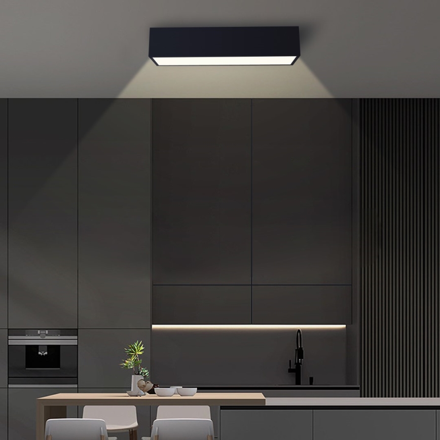 Immax NEO 07074-60 - Dimmbare LED-Deckenleuchte CANTO LED/34W/230V schwarz Tuya + Fernbedienung