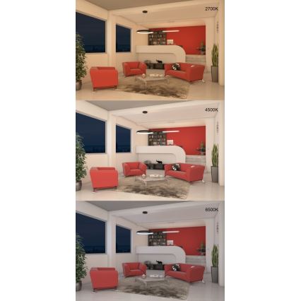 Immax NEO 07079L-80 - LED dimmbare Hängeleuchte an Seil LIMITADO LED/48W/230V 80 cm Tuya + Fernbedienung