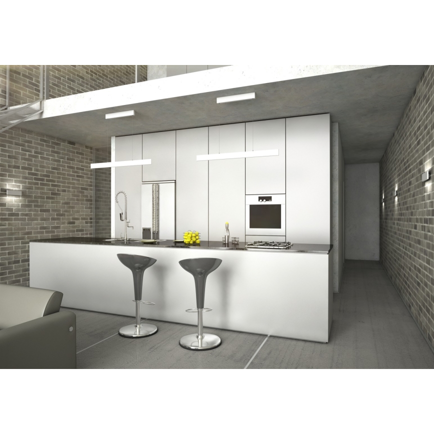 Immax NEO 07085L - LED dimmbares Wandleuchte LISTON LED/8W/230V Tuya Weiß + Fernbedienung