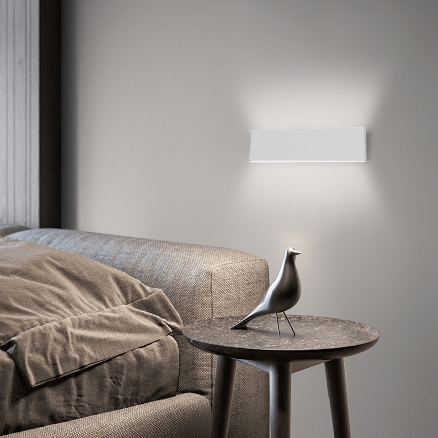 Immax NEO 07085L - LED dimmbares Wandleuchte LISTON LED/8W/230V Tuya Weiß + Fernbedienung