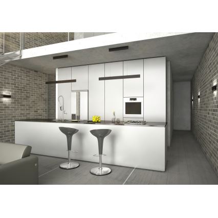 Immax NEO 07086L - LED dimmbares Wandleuchte LISTON LED/8W/230V schwarz Tuya + Fernbedienung