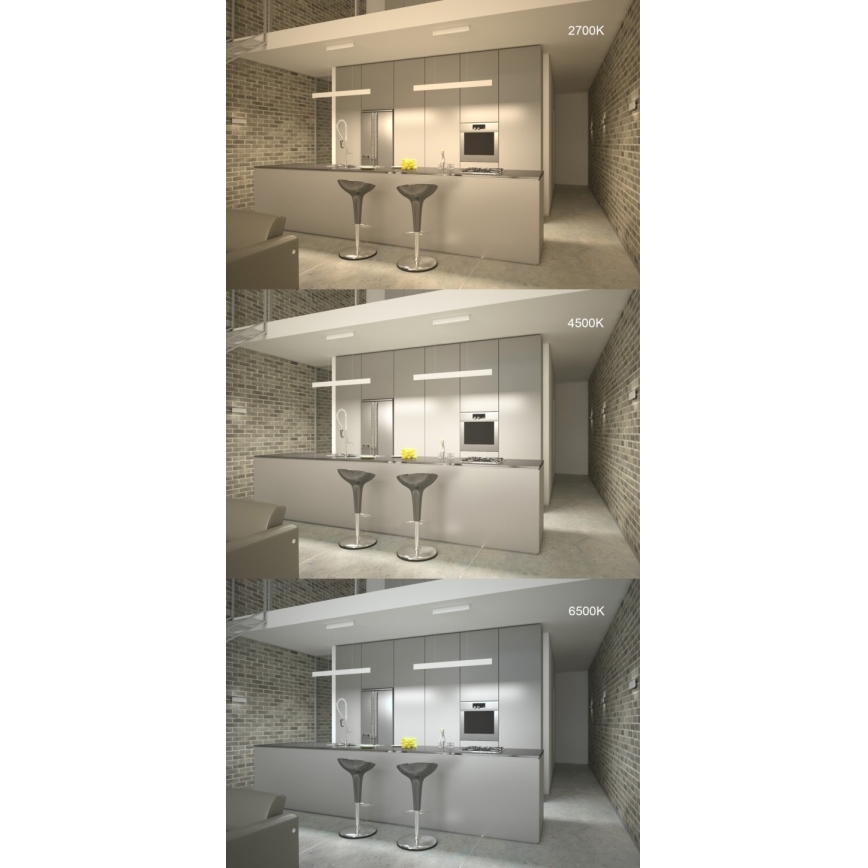 Immax NEO 07086L - LED dimmbares Wandleuchte LISTON LED/8W/230V schwarz Tuya + Fernbedienung