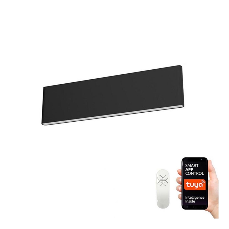 Immax NEO 07086L - LED dimmbares Wandleuchte LISTON LED/8W/230V schwarz Tuya + Fernbedienung