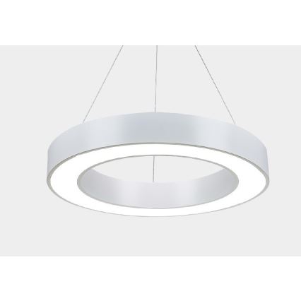 Immax NEO 07091L - LED dimmbarer Seil-Pendelleuchte PASTEL LED/52W/230V 60 cm weiß Tuya + Fernbedienung