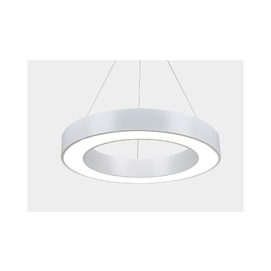 Immax NEO 07091L - LED dimmbarer Seil-Pendelleuchte PASTEL LED/52W/230V 60 cm weiß Tuya + Fernbedienung