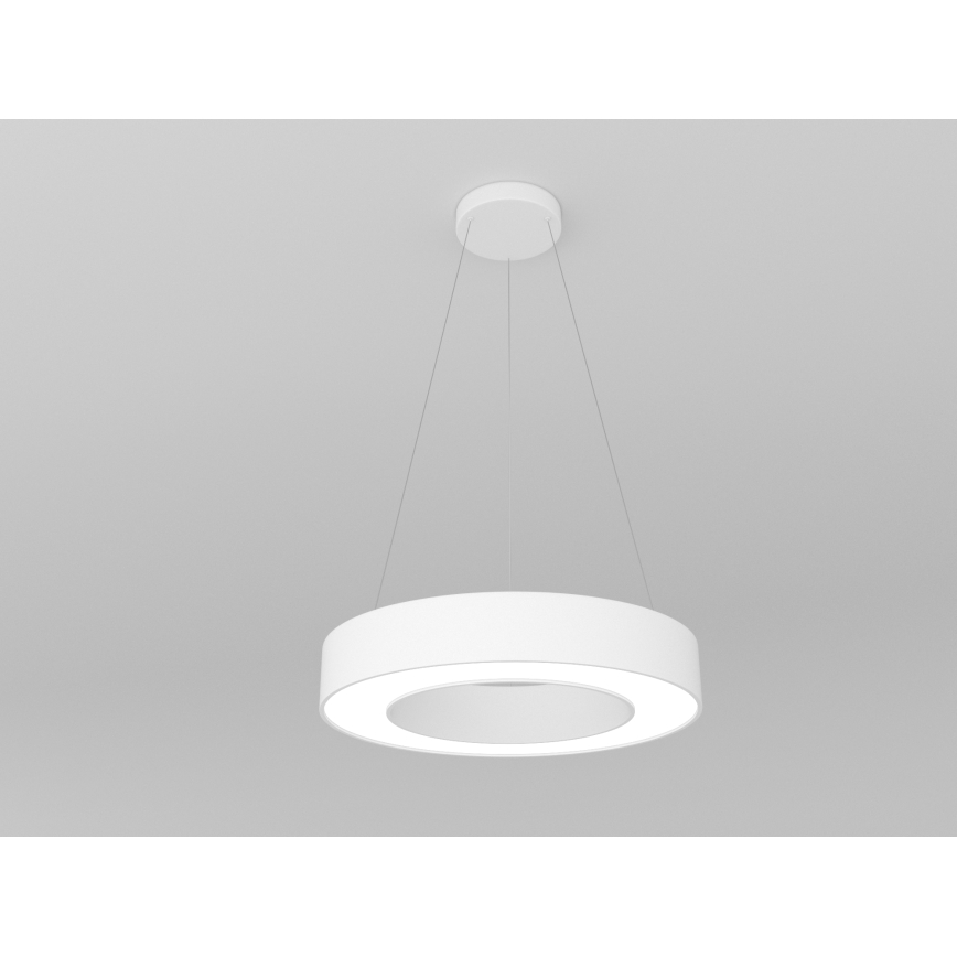 Immax NEO 07091L - LED dimmbarer Seil-Pendelleuchte PASTEL LED/52W/230V 60 cm weiß Tuya + Fernbedienung