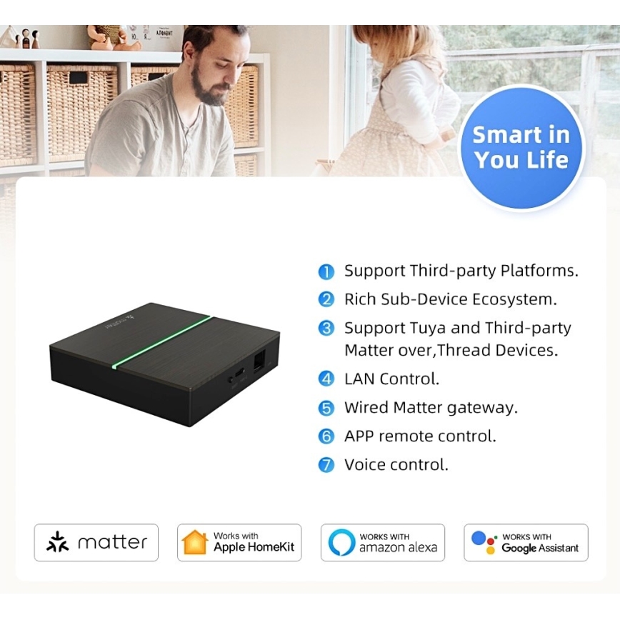 Immax NEO 07117-5 - Smarte MATTER Bridge Zigbee 3.0 230 V Tuya Wi-Fi