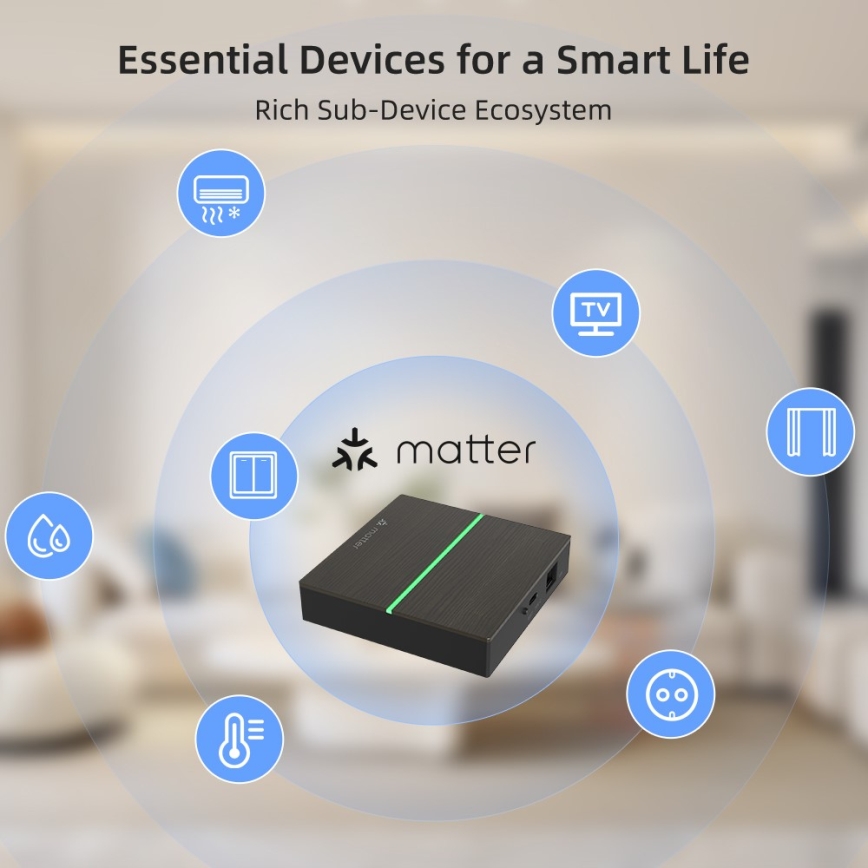 Immax NEO 07117-5 - Smarte MATTER Bridge Zigbee 3.0 230 V Tuya Wi-Fi