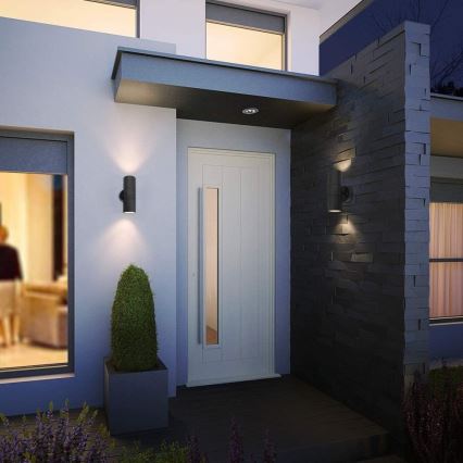 Immax NEO 07118B-2 - LED RGB+CCT Außen dimmbare Wand-Einbauleuchte PARED 2xGU10/5,5W/230V Wi-Fi Tuya IP65