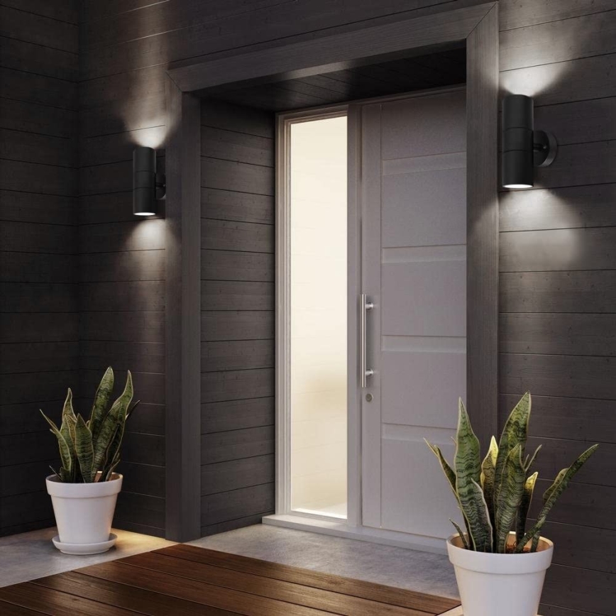 Immax NEO 07118B-2 - LED RGB+CCT Außen dimmbare Wand-Einbauleuchte PARED 2xGU10/5,5W/230V Wi-Fi Tuya IP65