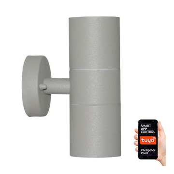 Immax NEO 07121B - LED RGB dimmbares Wandleuchte PARED 2xGU10/3,5W/230V IP65 Tuya
