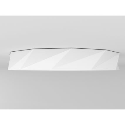 Immax NEO 07131-W80 - LED SMART Dimmbare Deckenleuchte DIAMANTE weiß+ LED/60W/230V + Fernbedienung 80cm Tuya ZigBee