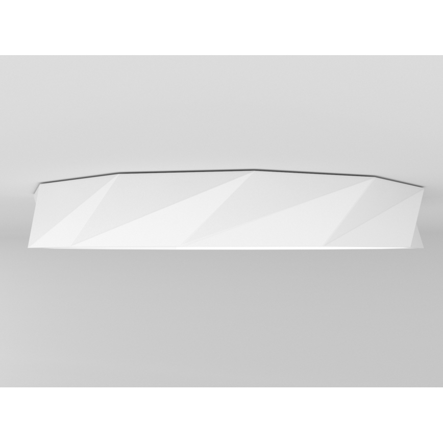 Immax NEO 07131-W80 - LED SMART Dimmbare Deckenleuchte DIAMANTE weiß+ LED/60W/230V + Fernbedienung 80cm Tuya ZigBee