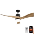 Immax NEO 07136-B - LED-Deckenventilator SOFISTICADO LED/18W/230V Eiche Wi-Fi Tuya + Fernbedienung