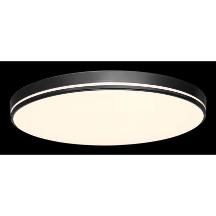 Immax NEO 07148-B40 - LED dimmbare Deckenleuchte NEO LITE AREAS LED/24W/230V Tuya Wi-Fi schwarz + Fernbedienung
