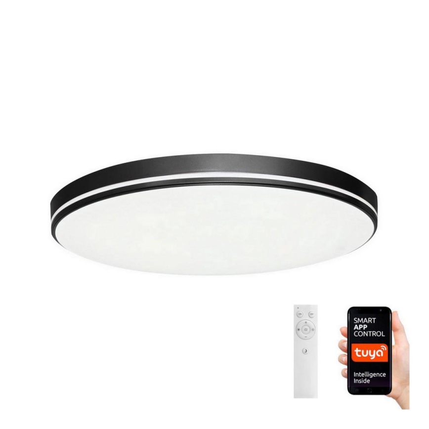 Immax NEO 07148-B51 - LED Dimmbare Deckenleuchte NEO LITE AREAS LED/48W/230V Tuya Wi-Fi schwarz + Fernbedienung