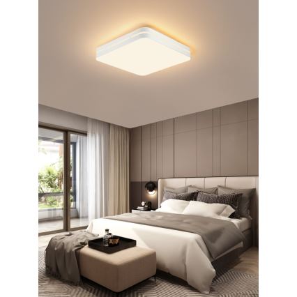 Immax NEO 07155-W30 - LED Dimmbare Deckenleuchte NEO LITE PERFECTO LED/24W/230V Wi-Fi Tuya weiß + Fernbedienung