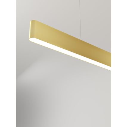 Immax NEO 07157-G120X - RGB+CCTW Dimmbare LED-Hängeleuchte an Schnur MILANO LED/40W/230V Tuya golden