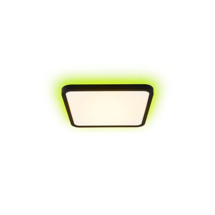 Immax NEO 07167-B40 - LED RGB+CCT dimmbare Deckenleuchte NEO LITE TUDO LED/50W/230V Wi-Fi Tuya schwarz + Fernbedienung