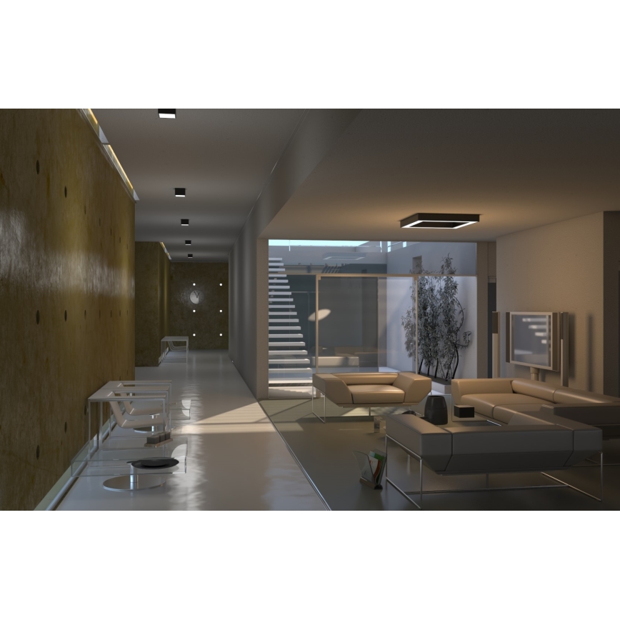 Immax NEO 07173L - Dimmbare LED-Hängeleuchte an Schnur CANTO LED/60W/230V schwarz Tuya + Fernbedienung