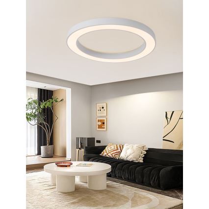 Immax NEO 07213L - Dimmbare LED-Deckenleuchte PASTEL LED/68W/230V 95 cm weiß Tuya + Fernbedienung