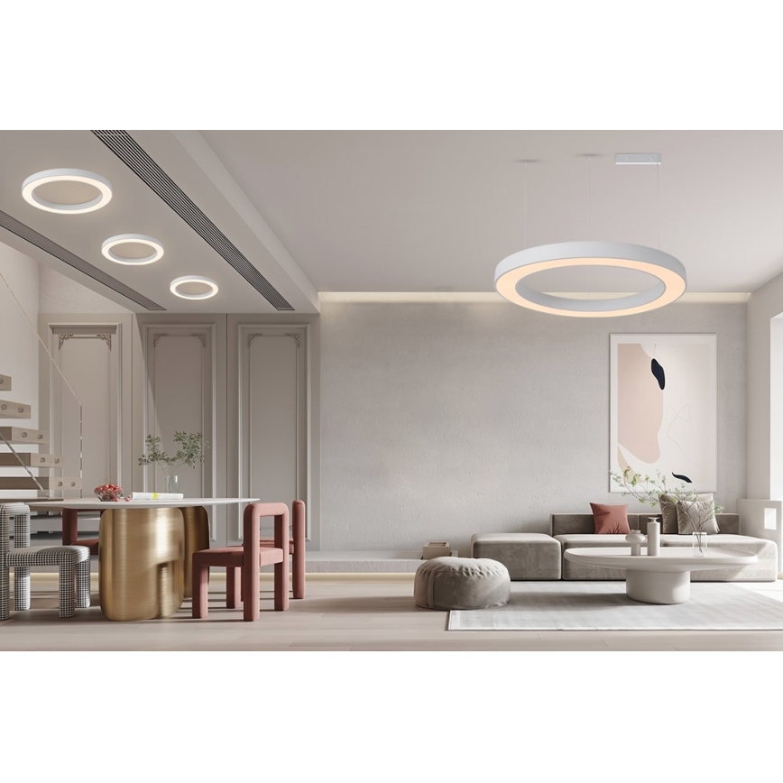Immax NEO 07213L - Dimmbare LED-Deckenleuchte PASTEL LED/68W/230V 95 cm weiß Tuya + Fernbedienung