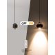 Immax NEO 07220L - Dimmbare LED-Hängeleuchte an Schnur DORMINE LED/6W/230V glänzend schwarz Tuya + Fernbedienung